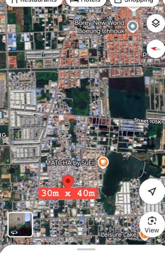 ដីលក់តម្លៃក្រោមទីផ្សារខ្លាំង (ប្លង់រឹង) នៅសង្កាត់ក្រាំងធ្នង់ បុរីព័ទ្ធជុំវិញ