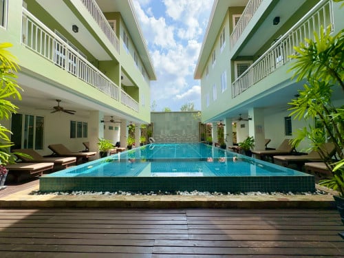 🔑    Siem Reap, Apartment with Swimming pool for Rent (#18614)