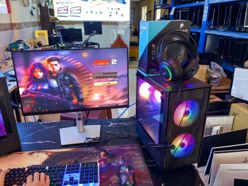 Desktop Gaming តម្លៃត្រឹមតែ190$CPU:intel Core i5 ជំនាន់ទី4Ram:DDR3 16GBSSD:256G+500G