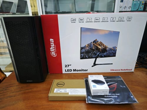 Desktop PC -CPU i5-13400/16GB/ WD M.2 256GB+ Hard Disk 1TB/ Monitor 27"