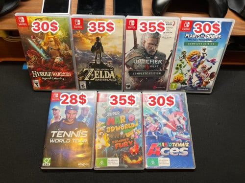 Game Card Nintendo Switch លក់កាតហ្គេម តម្លៃក្នុងរូប telegram 085243767