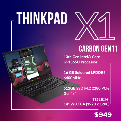Lenovo Thinkpad X1 Carbon Gen 11 / RAM 32GB