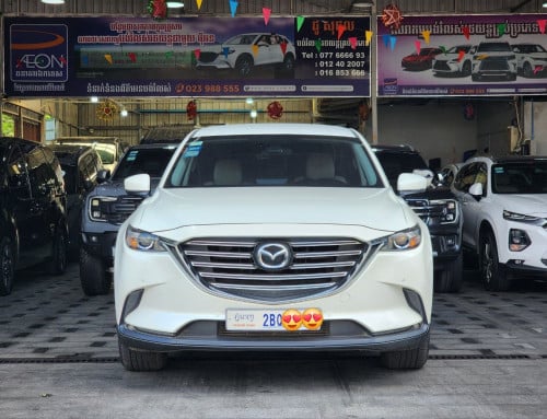 MAZDA CX9 2022 ធានាថ្នាំសុីនមួយជុំ