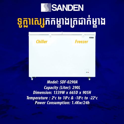 ទូក្លាសេSANDEN SDF-0290A