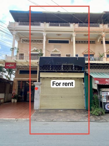 ផ្ទះសម្រាប់ជួល រកស៊ីបាននៅទួលទំពូង   | Shop house for rent at Tuol Tompung