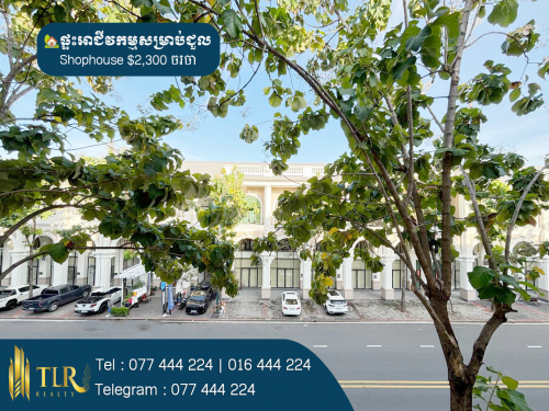 ផ្ទះអាជីវកម្មសម្រាប់ជួល | Shophouse for Rent