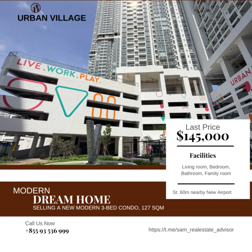 3 Bedroom 2 bath, urgent sale at Urban Village phase2