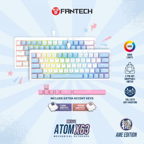 Fantech MK611 ATOM X63 AME Edition Gaming Keyboard