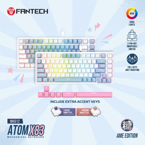 Fantech MK612 ATOM X83 AME Edition Gaming Keyboard