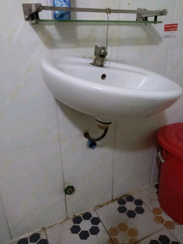 Install bathroom fixtures