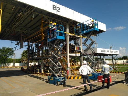 Scissor Lift for rent លក់&ជូល