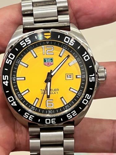 Tag Heuer Formula 1 Black and Yellow SOLD