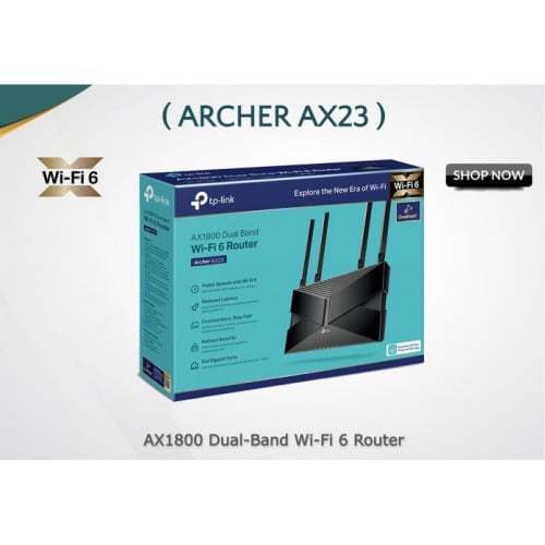 TP-Link AX1800 Dual Band Wi-Fi 6 Router