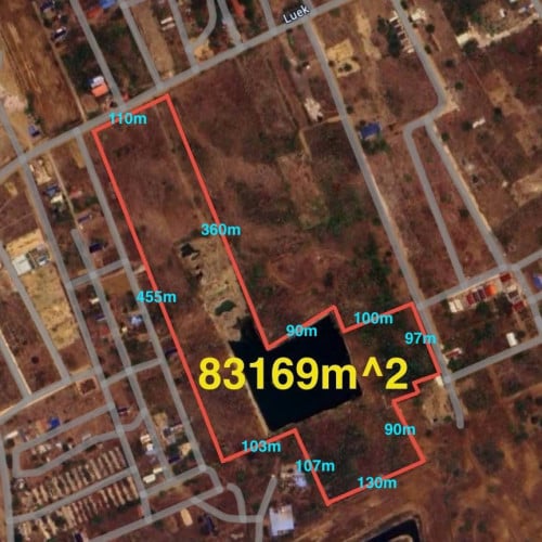 ដីមានទីតាំង 5km ពីប៊ិចស៊ី ប៉ោយប៉ែត Big C Poipet. តម្លៃលក់ $95/m2