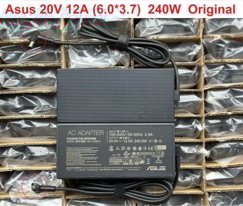 -Adapter Asus 20V 12A (6.0*3.7) 240W Original ឥវ៉ានមាននៅក្នុងស្តុកគ្រប់មុខ មានធានា1ខែ ✅