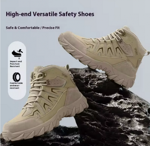 ស្បែកជើងសុវត្ថិភាព Guyisa ម៉ូតថ្មី (Safety Boot New In Stock🥾)