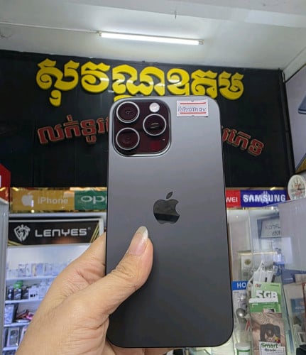 iPhone 16pro max 256G Zp  sim1+ESim  ថ្ម100% ស្អាត99%ធានាហ្សីនសុំនុំ
