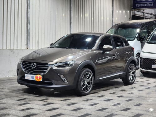 Mazda CX3 2018 full options (ស្លាយកុងទ័)ពួកស្បែក
