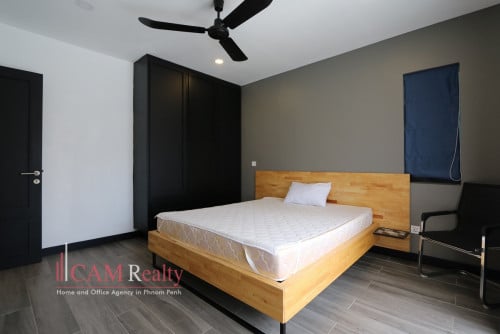 Western style 3-bedroom duplex renovated apartment for rent in BKK1 area – Phnom Penh.