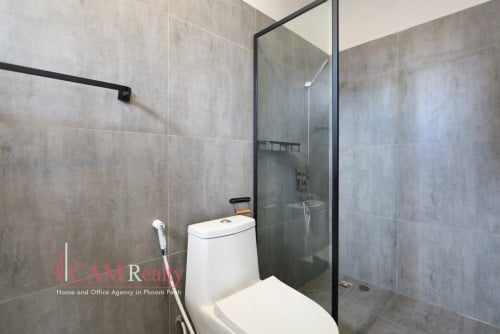 Western style 3-bedroom duplex renovated apartment for rent in BKK1 area – Phnom Penh.