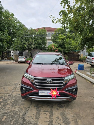 ពណ៌ហុងស៊ុយ Rush020 TRD ហ្វូលពេញប្រើតិចណាស់ 7កៅអី 3ជួរ