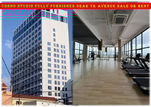 #SC036 #SCL029 👉 SALE Or RENT !!! Good Price Fully Furnished Condo Studio Near TK Avenue
