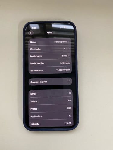 iPhone 13 blue 128gb looking to trade in for iPhone 14 Pro