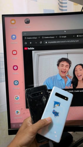 Samsung S10-S10+ S10 5G Ram 8G បែកអេក្រង់ សម្រាប់ប្រើជាមួយ Samsung Dex