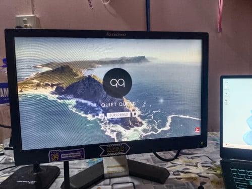 លក់ Monitor lenovo 19" + (HDMI-VGA) តម្លៃ30$ 0964709097