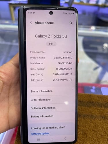 Galaxy fold3 (only LCD ក្រៅ)