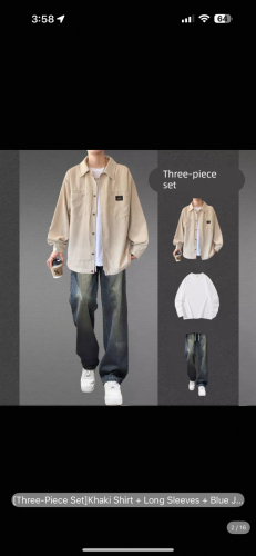 Handsome Casual Shirts for Teenagers, Paired with Jeans, a Complete Outfit