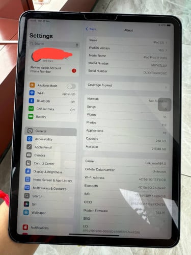 IPad Pro 11nich 2018 second for sale!