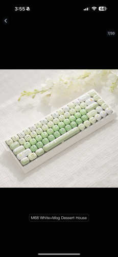 Keyboard 3in1 Cute Keycap best creamy silent sound