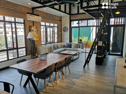 Stylish Loft Apartment for Rent – BKK1 Ref: KHRA623