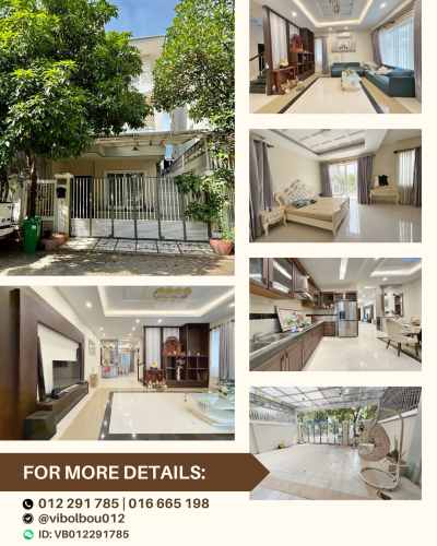 Twin-Villa 4 Bedrooms for RENT near ClA First International School_St.2004