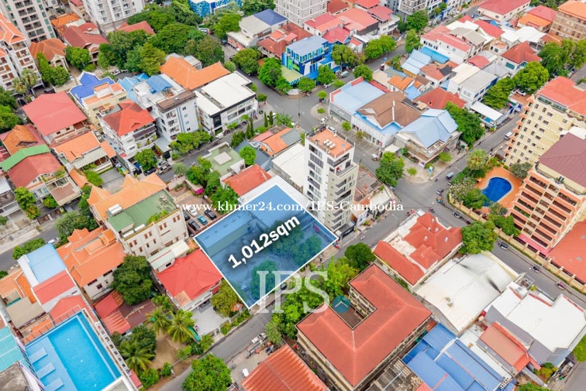 #ForSale ๐ 1,012 Sqm Land โ BKK1, Phnom Penh