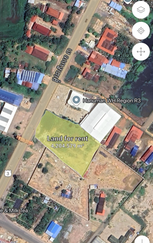 ដីជួលលីផ្លូវជាតិលេខ៣ ជាប់ក្លោងទ្វារស្វាគមន៍ខេត្តកំពត