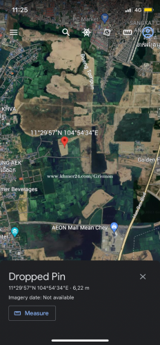 ដីលក់ ជិត AEON3 មានជ័យ