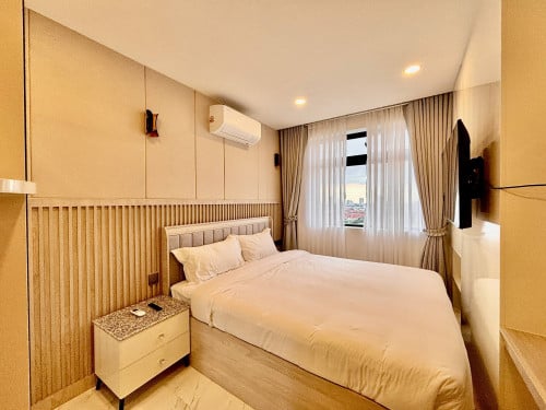 【Apartment for Rent】	Stylish 1 bedroom  for rent in Reussey Keo area	 【公寓出租】	金边永旺2附近