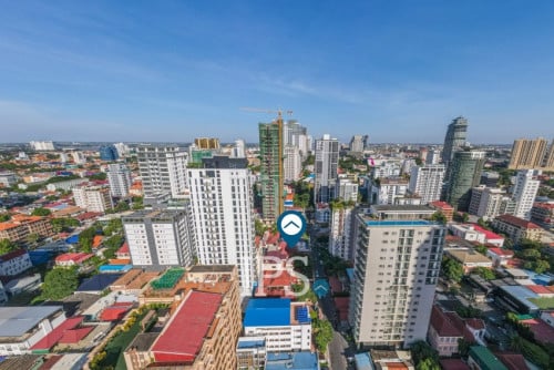 #ForSale 🏙 595 Sqm Land Villa  – BKK1, Phnom Penh