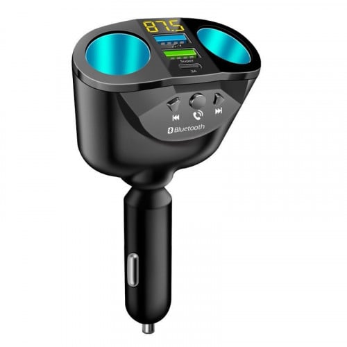 ដុំសាកប្លូធូ​ក្នុងឡាន​ ចាក់mp youtube ពីទូរសព្ទ័ដៃ Car Charger MP3 Player