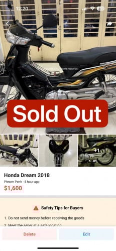 Honda Dream 2018