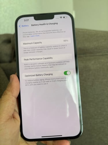 iPhone 13 Pro Max 128GB Blue ស្អាត 99.9% លក់ 470$