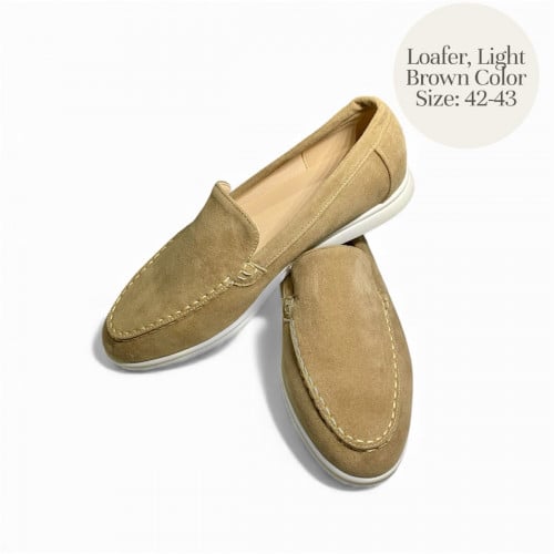 SUUMER Loafer, Light Brown color
