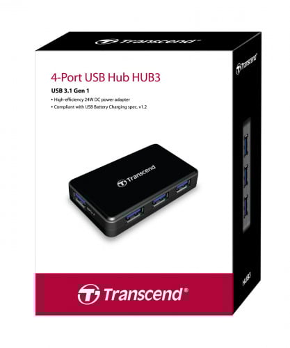 Transcend HUB3 USB3 4Port Hub