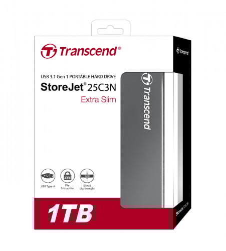 Transcend Storejet 2.5 C3N 1TB USB3.1 Gen (TS1TSJ25C3N)