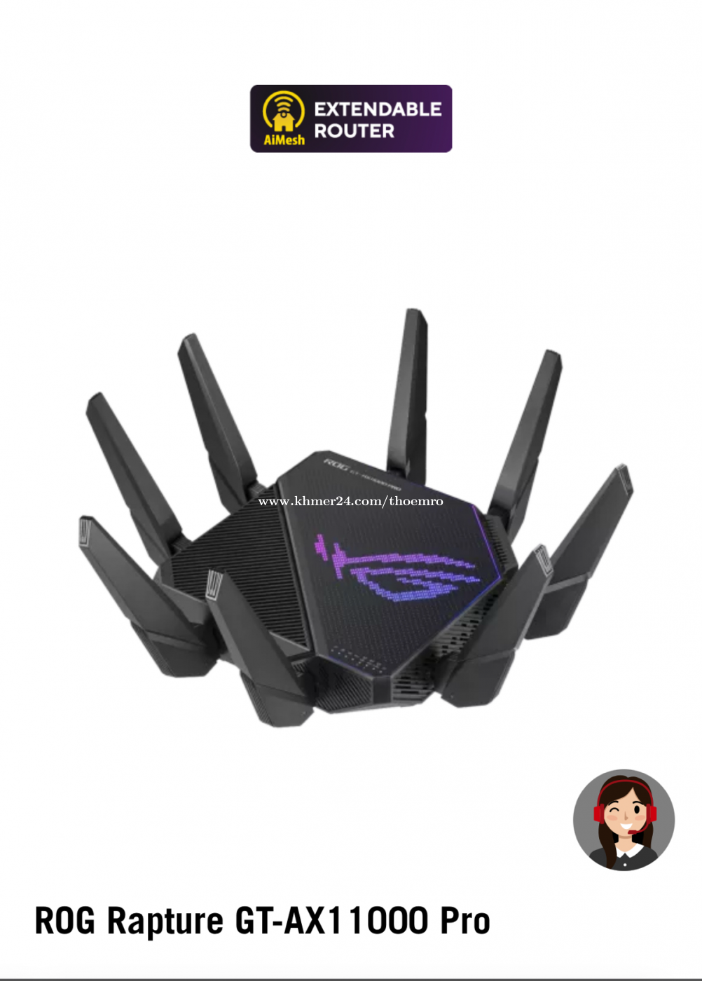 Router Gx 11000 pro 6 Wi-Fi price $250.00 in Tuek L'ak Pir, Tuol Kouk ...
