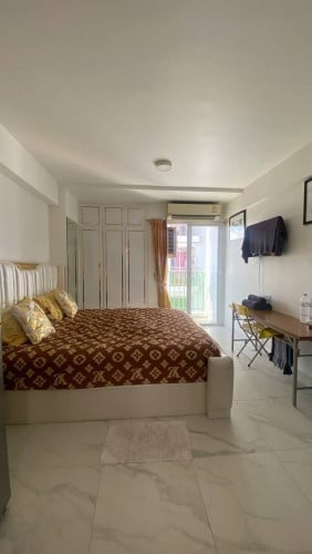 【Apartment for Rent】	Corner studio unit for rent in Sen Sok area	 【公寓出租】	太子国际广场附近