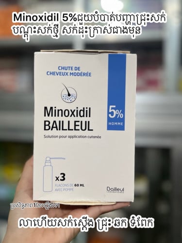 ថ្នាំបាញ់បណ្តុះសក់ Minoxidil