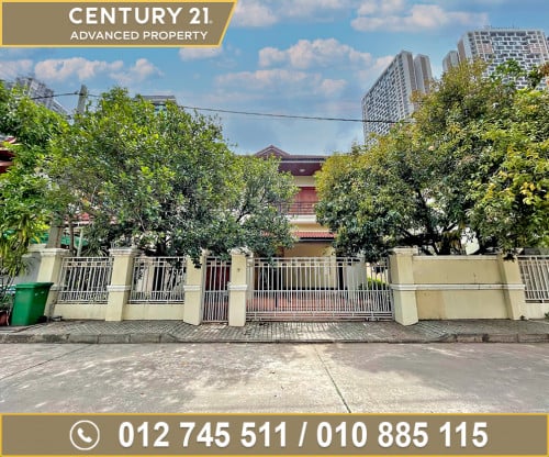 🏠 ផ្ទះវីឡា សម្រាប់ជួល ក្នុងបុរី ចំការមន